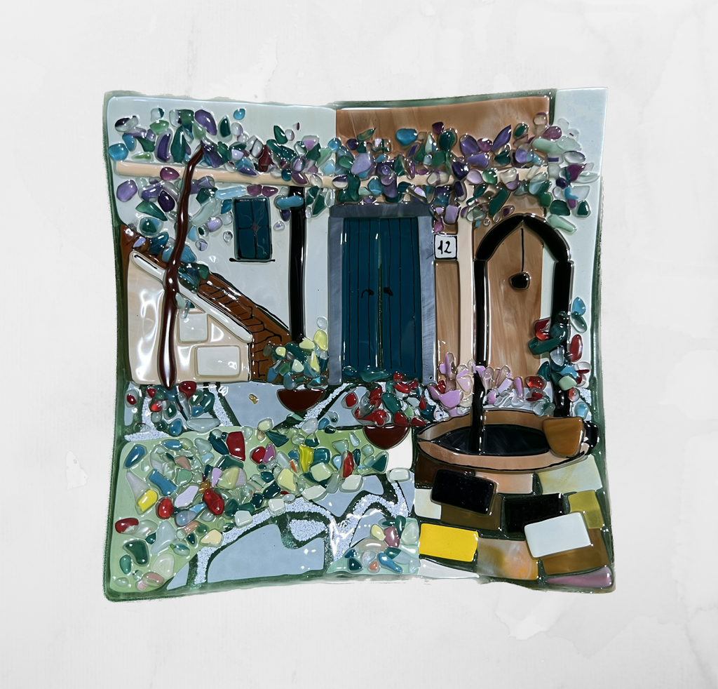 Courtyard with well