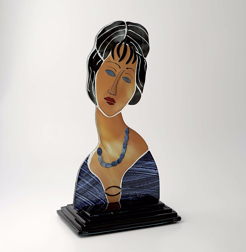 Modigliani - Jeanne Hèbuterne with necklace