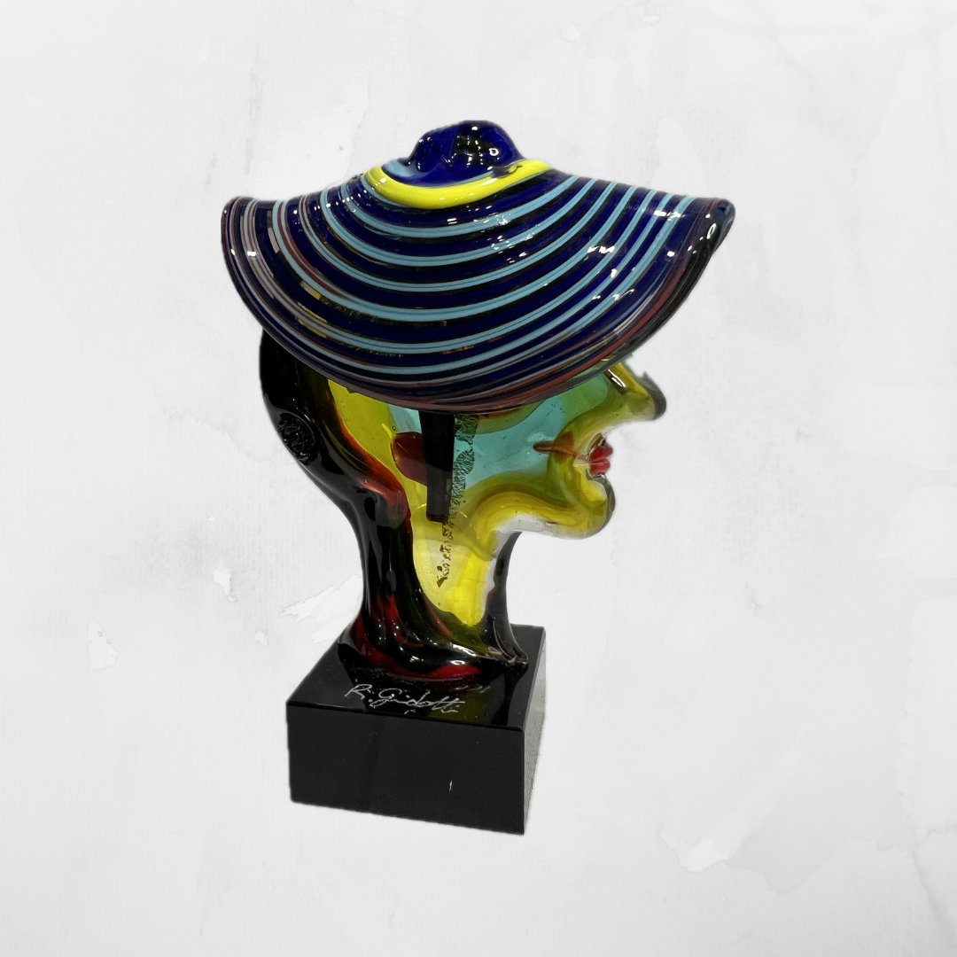 Scultura - Picasso - Teste - Teste con cappelli blu