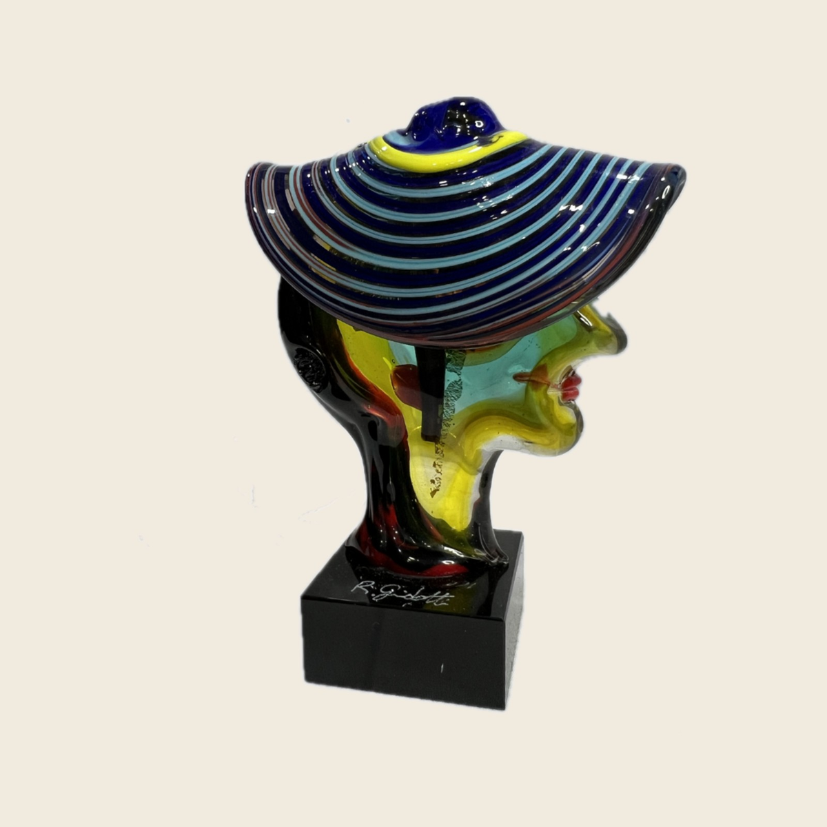 Scultura - Picasso - Teste - Teste con cappelli blu