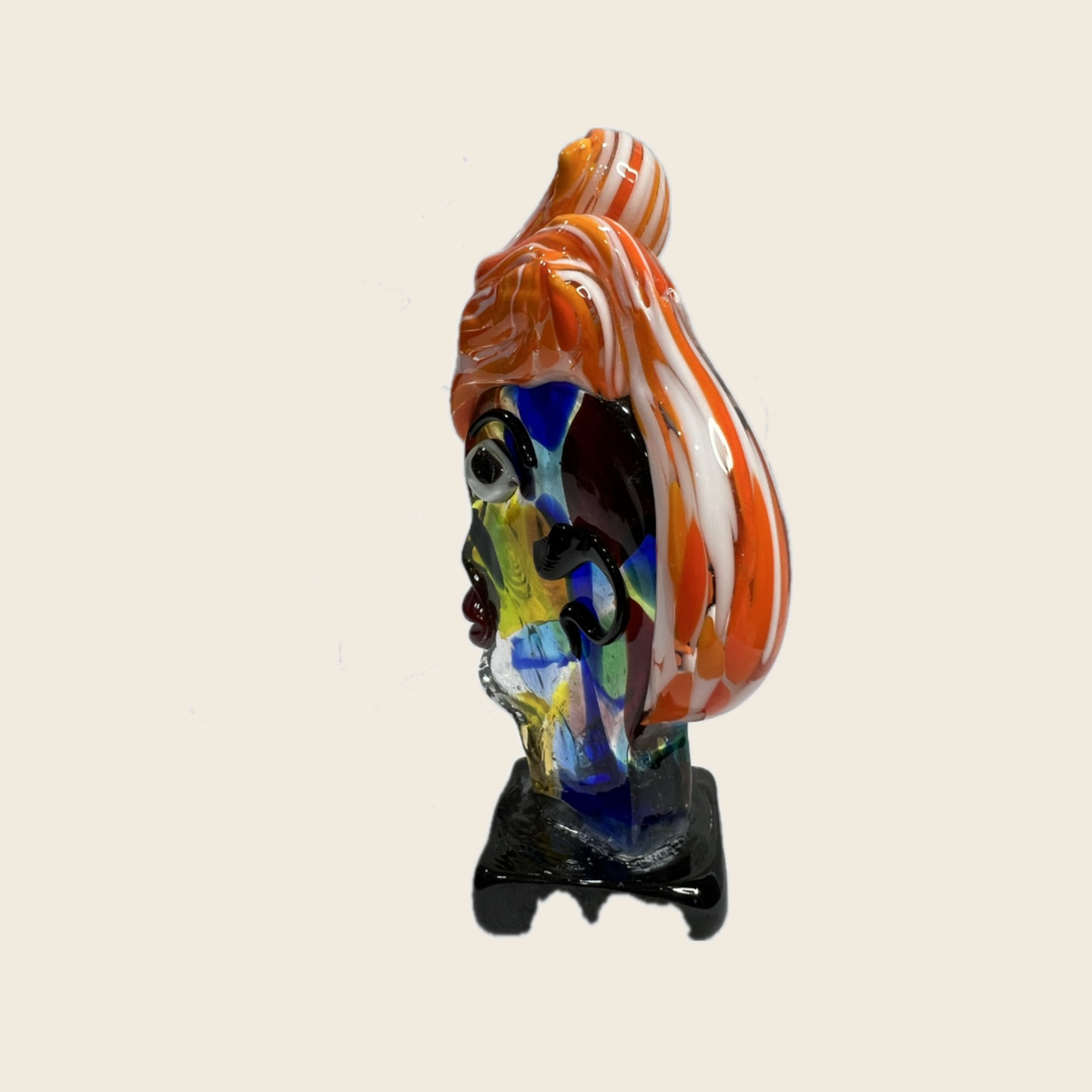Scultura - Picasso - Teste - Donna con capelli arancioni
