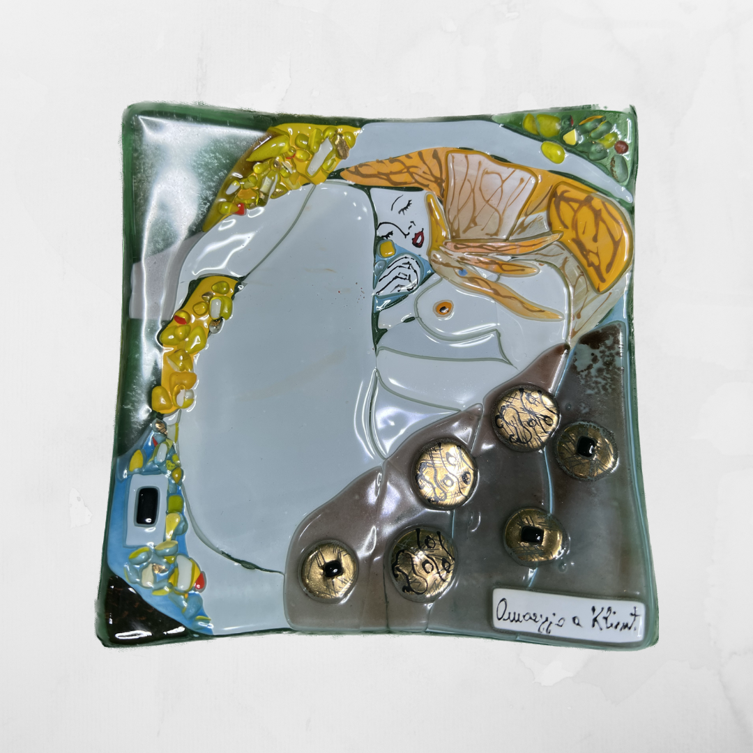 Klimt - Danae - Table-top square plate