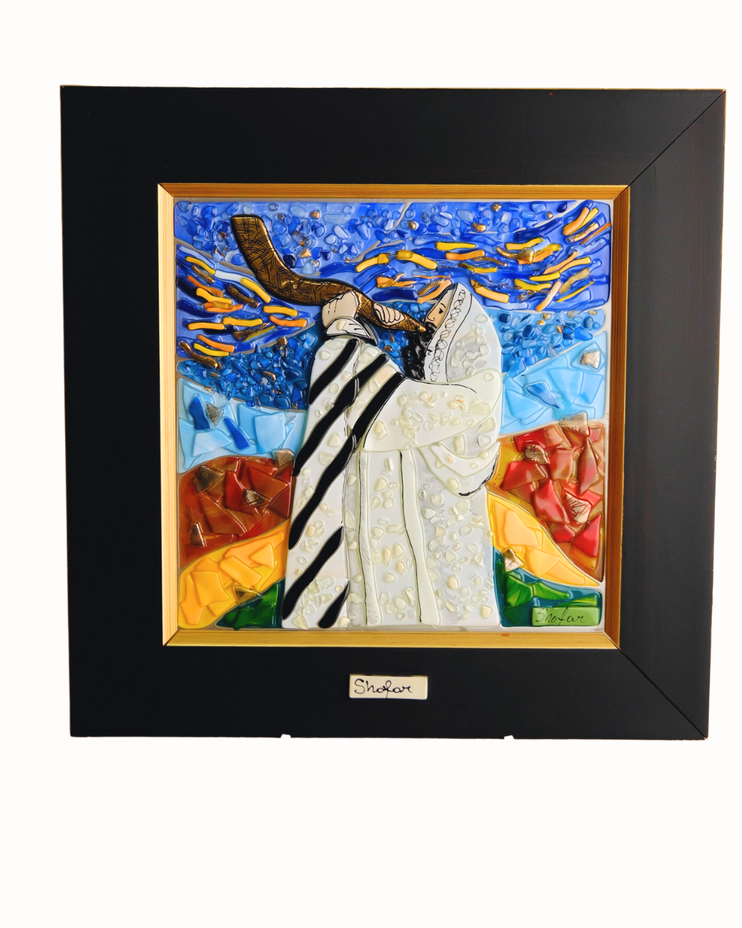 Jerusalem - Rav with shofar - Painting