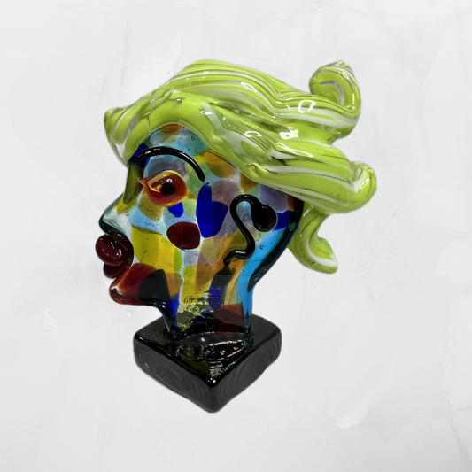 Scultura - Picasso - Teste - Donna con capelli verdi - 02