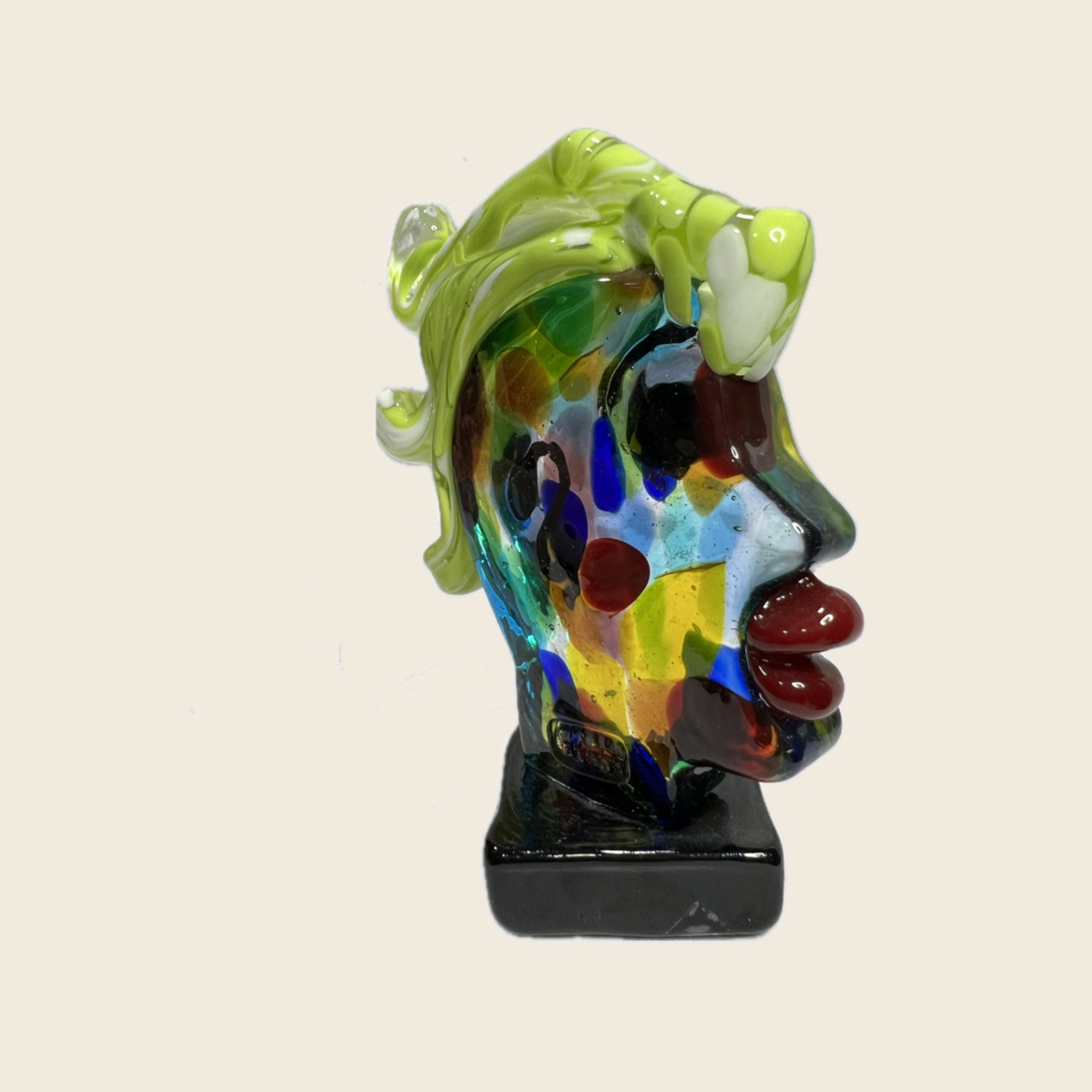 Scultura - Picasso - Teste - Donna con capelli verdi - 02