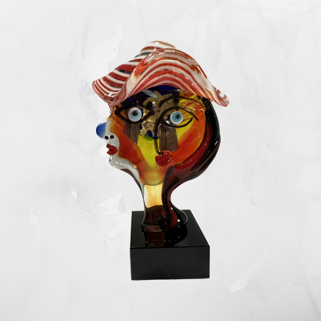 Sculpture - Picasso - Heads - Heads with red hats - 02