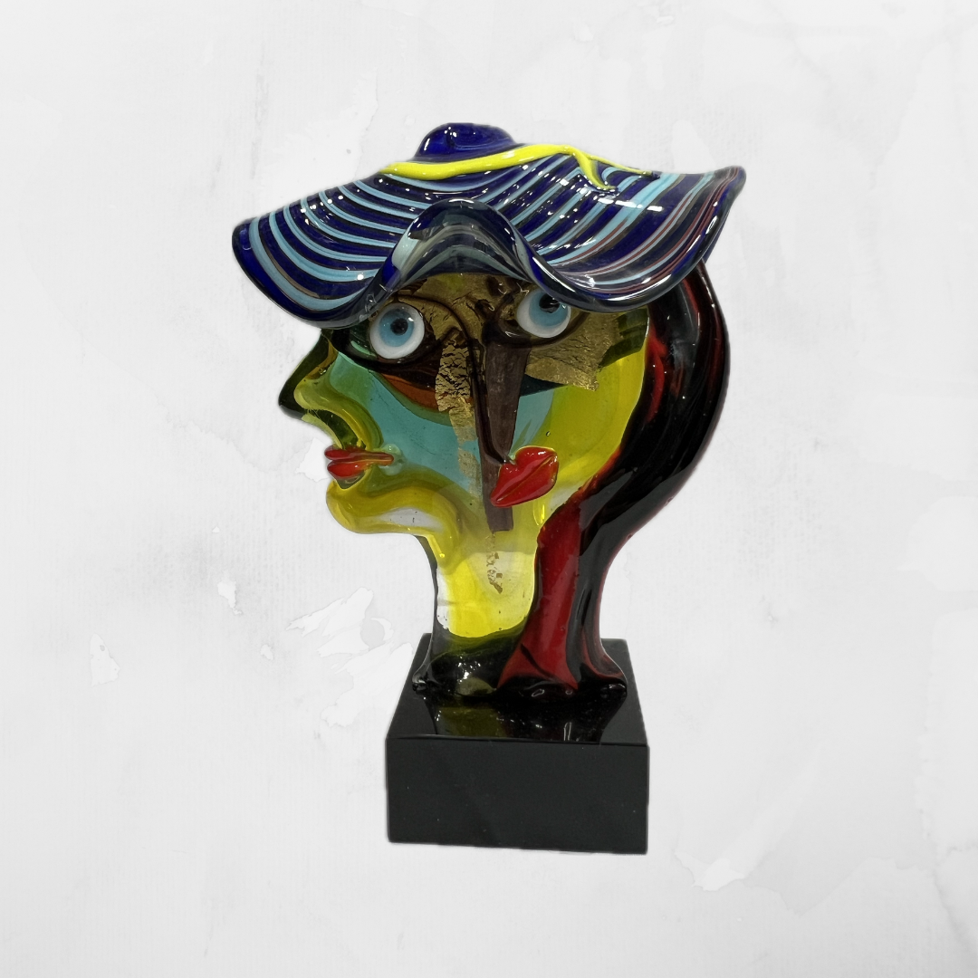 Sculpture - Picasso - Heads - Heads with blue hats