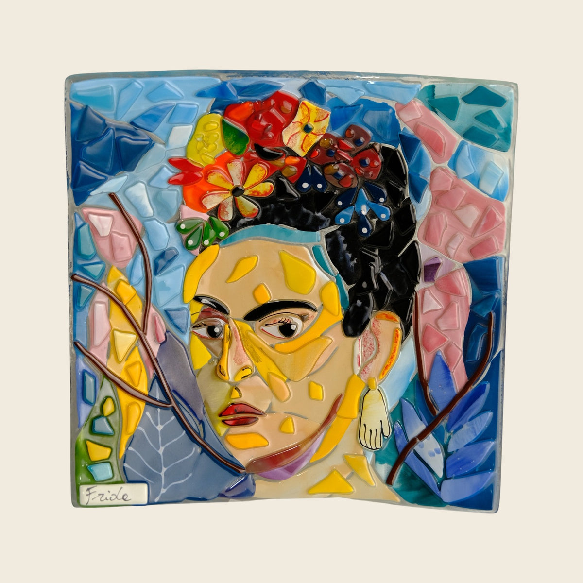 Pop Art Frida Square Plate