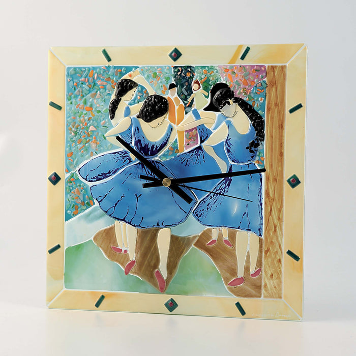 Degas Blue Dancers Clock