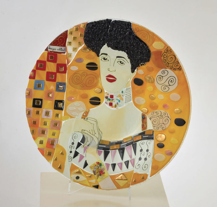 Klimt Adele's Portrait Round Plate