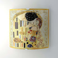 Klimt The Kiss Wall Lamp – handmade glass, made in Italy