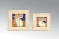 Klimt The Three Ages of Woman Painting – handmade glass, made in Italy