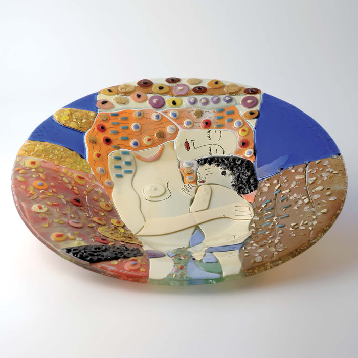 Klimt The Three Ages of Woman Round Plate