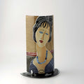 Modigliani Jeanne Hébuterne Lamp Holder – handmade glass, made in Italy