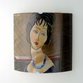Modigliani Jeanne Hébuterne Wall Lamp – handmade glass, made in Italy