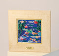 Monet Water Lilies Painting – handmade glass, made in Italy