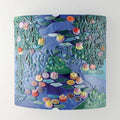 Monet Water Lilies Wall Lamp – handmade glass, made in Italy