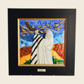 Jerusalem Rabbi with Shofar Painting – handmade Murano glass, made in Italy