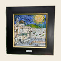 View of Jerusalem Painting – handmade Murano glass, made in Italy
