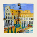 Colosseum Rome Clock – handmade Murano glass, made in Italy