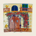 Tuscany Square Plate – handmade Murano glass, made in Italy