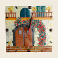 Tuscany Clock – handmade Murano glass, made in Italy
