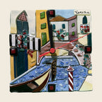 Venice Canal Clock – handmade Murano glass, made in Italy
