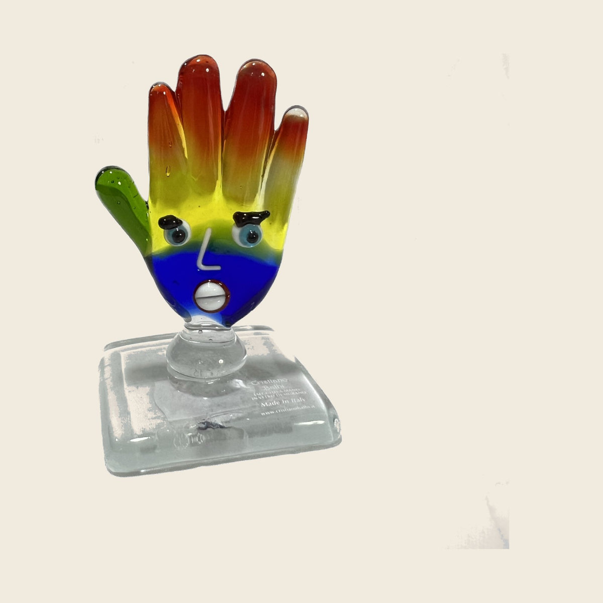 Handmade Murano glass, made in Italy