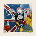 Pop Art Cartoon Square Plate – handmade Murano glass, made in Italy