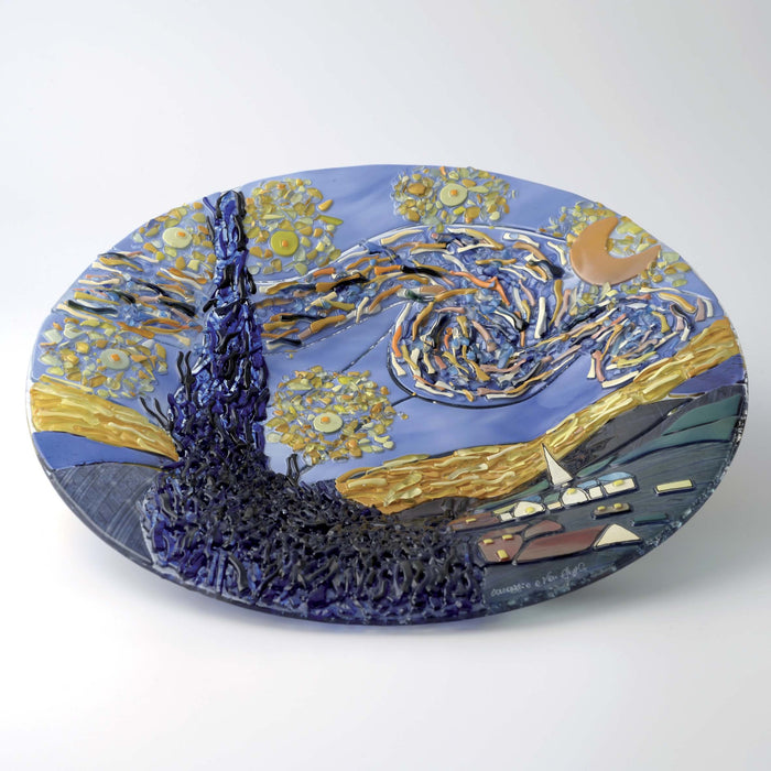 Van Gogh Starry Night Round Plate