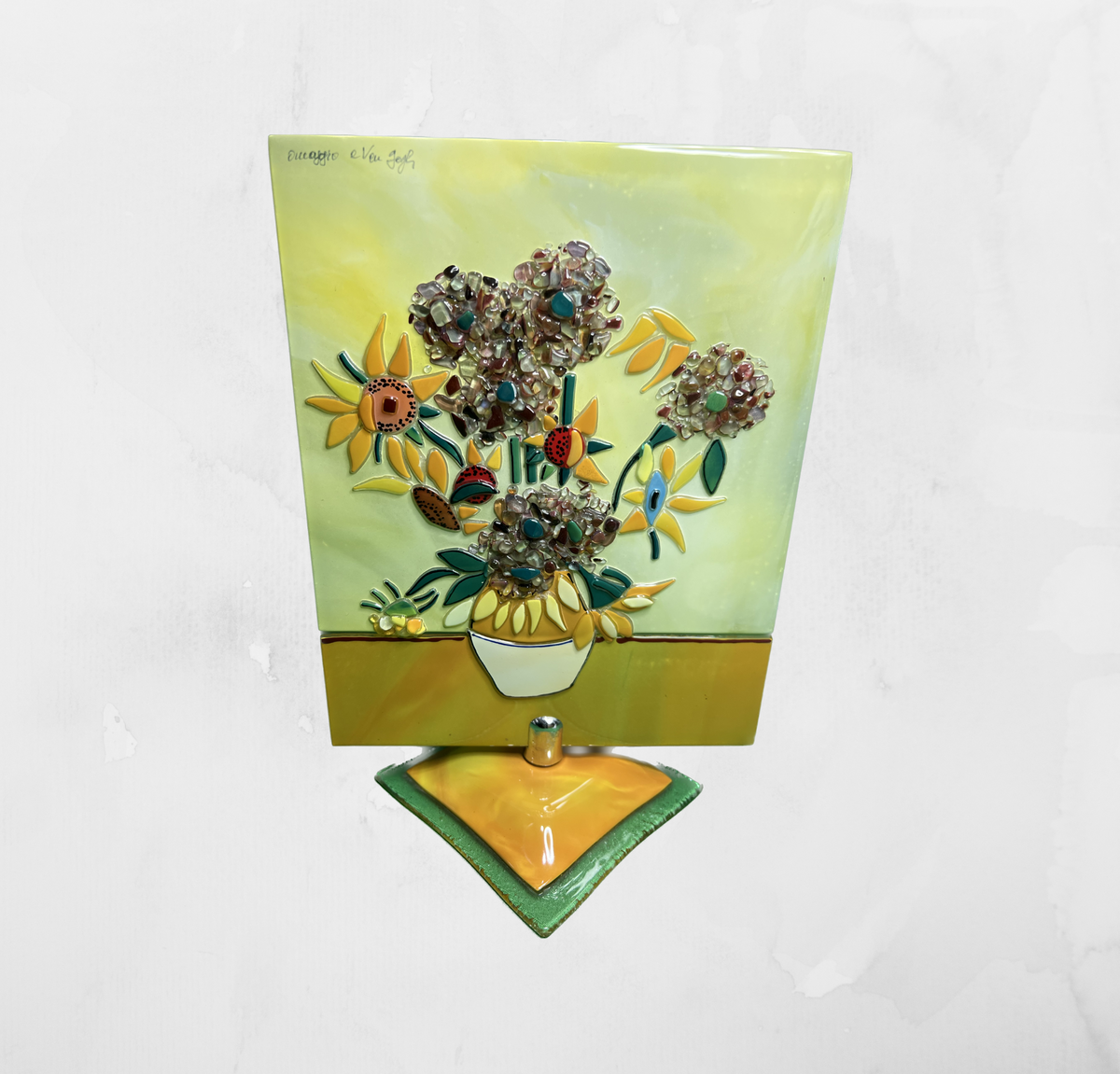 Van Gogh - The sunflowers - Sculpture - Murano Art Italy