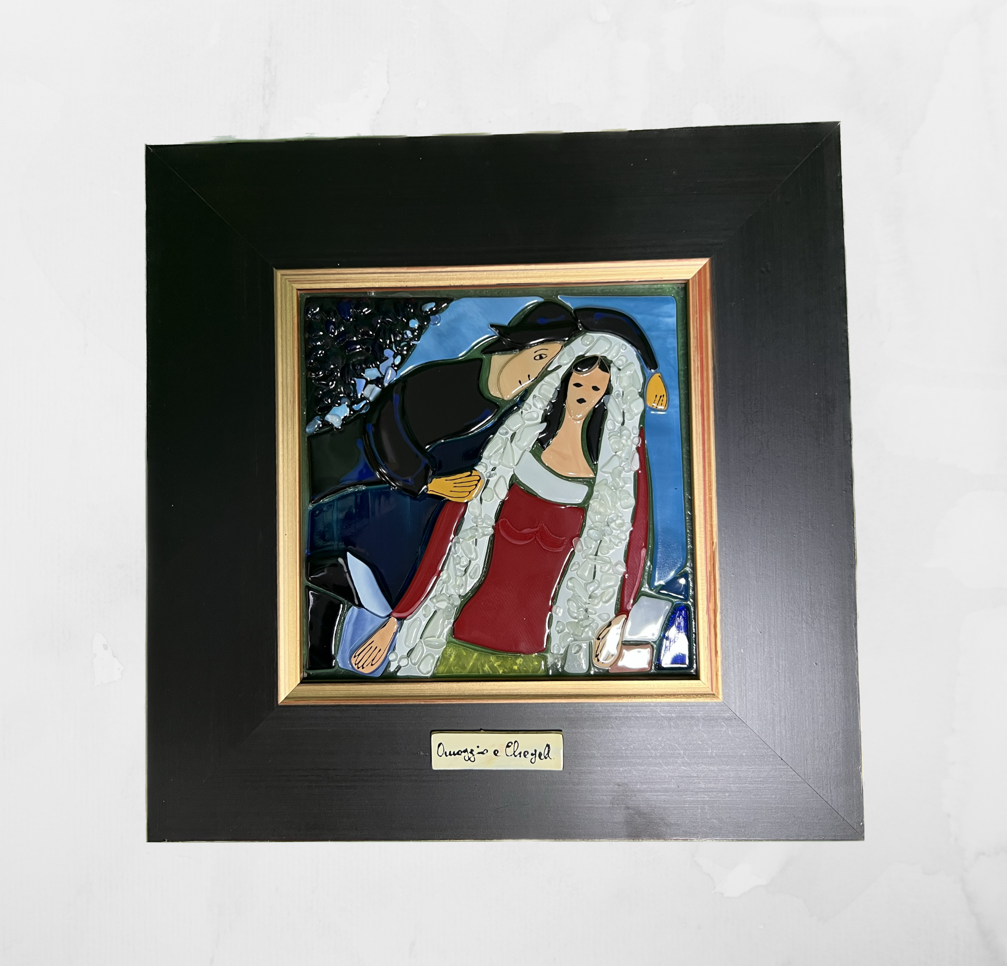 Marc Chagall - La Mariée - Painting – Murano Art Italy