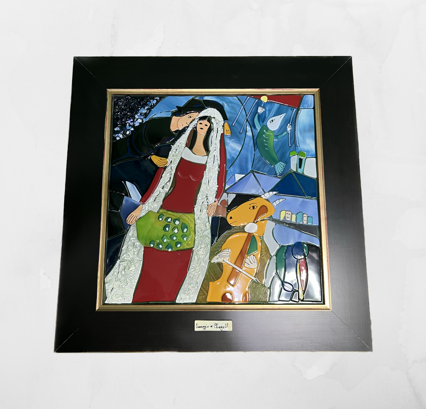 Marc Chagall - La Mariée - Painting