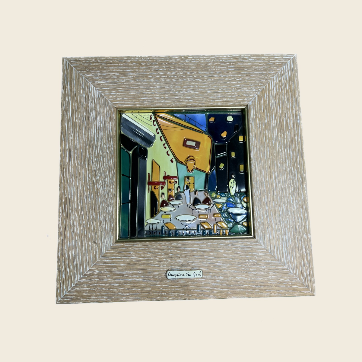 Van Gogh - The cafè terrace at night - Painting - Murano Art Italy