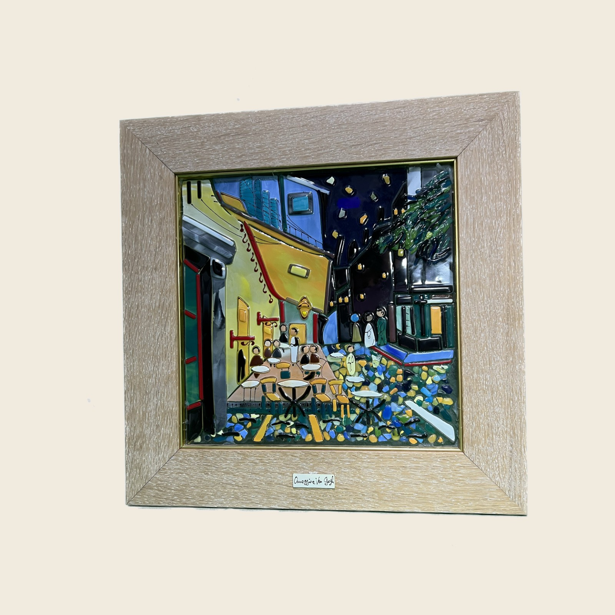 Van Gogh - The cafè terrace at night - Painting - Murano Art Italy