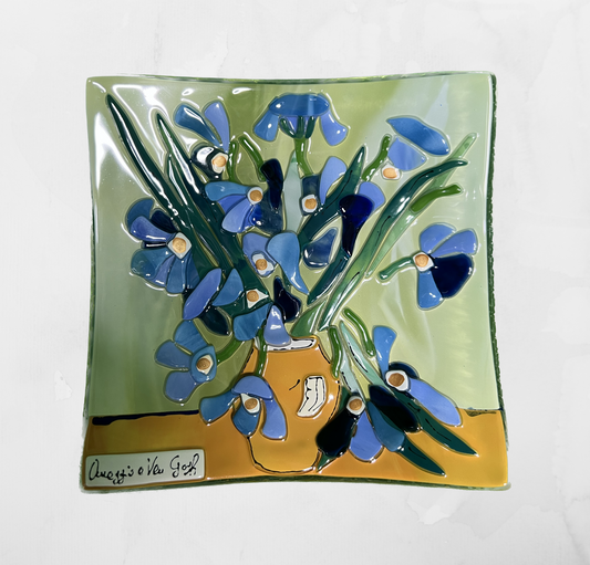 Van Gogh - Iris - Piatto quadrato 