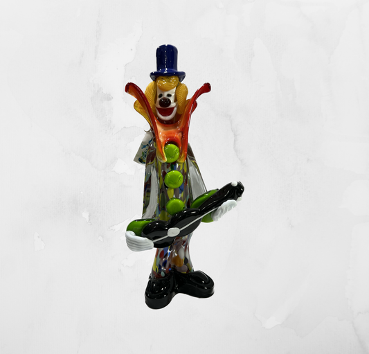 Sculpture - Figurines - Clown - Clown Classic with guitar (28 cm.)