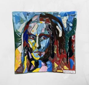 Open image in slideshow, Pop-Art - Gioconda - Table-top square plate
