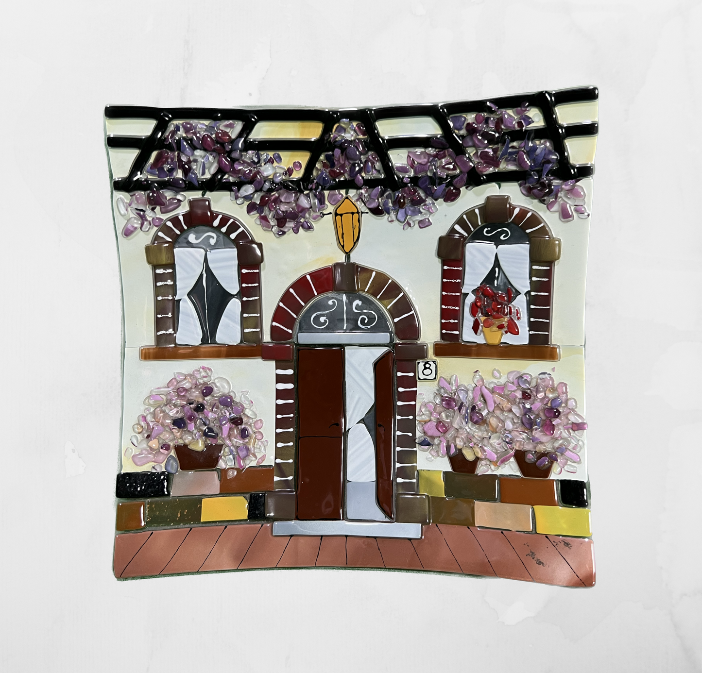 Landscapes - Country house - Table-top square plate