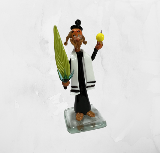 Sculpture - Figurines - Rabbi - Rabbi with lulav and etrog