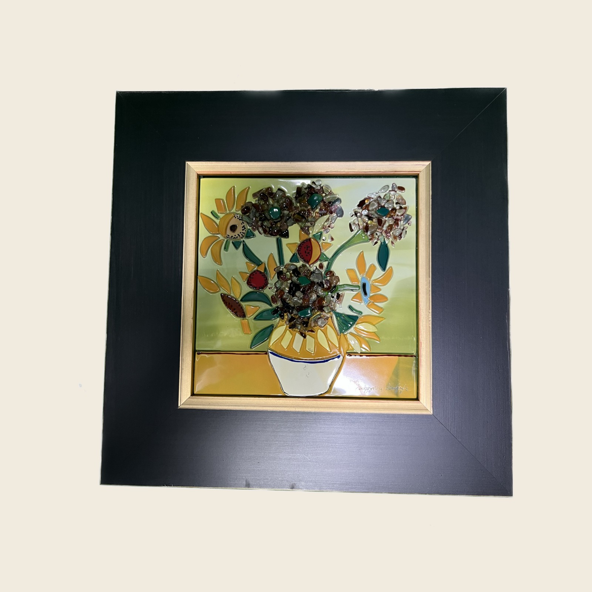 Van Gogh - The sunflowers - Painting - Murano Art Italy