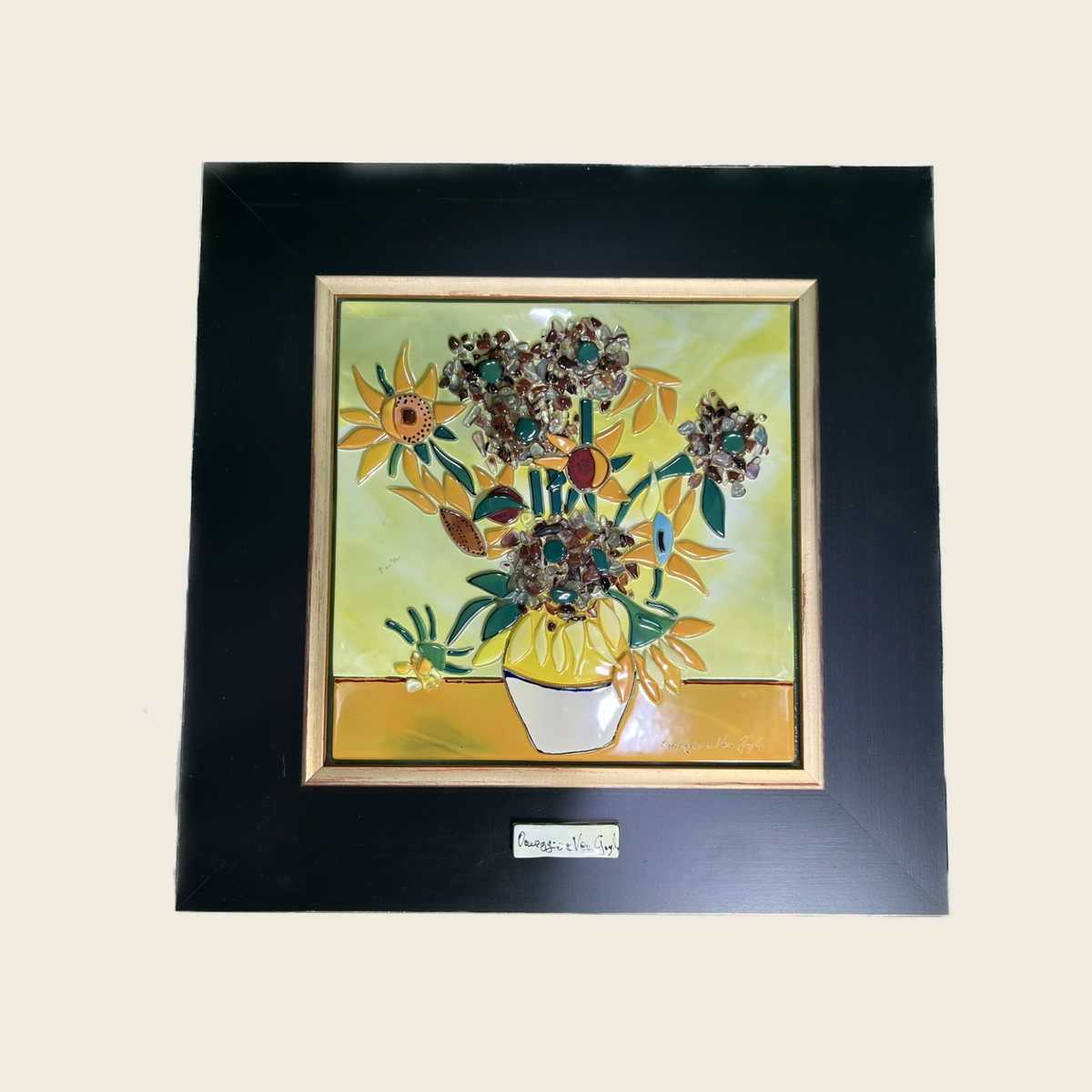 Van Gogh - The sunflowers - Painting - Murano Art Italy