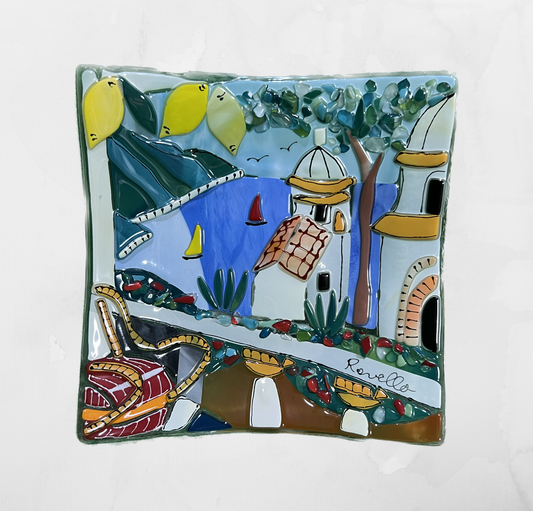 Landscapes - Ravello - Table-top square plate