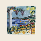 Landscapes - Sorrento - Table-top square plate - Murano Art Italy