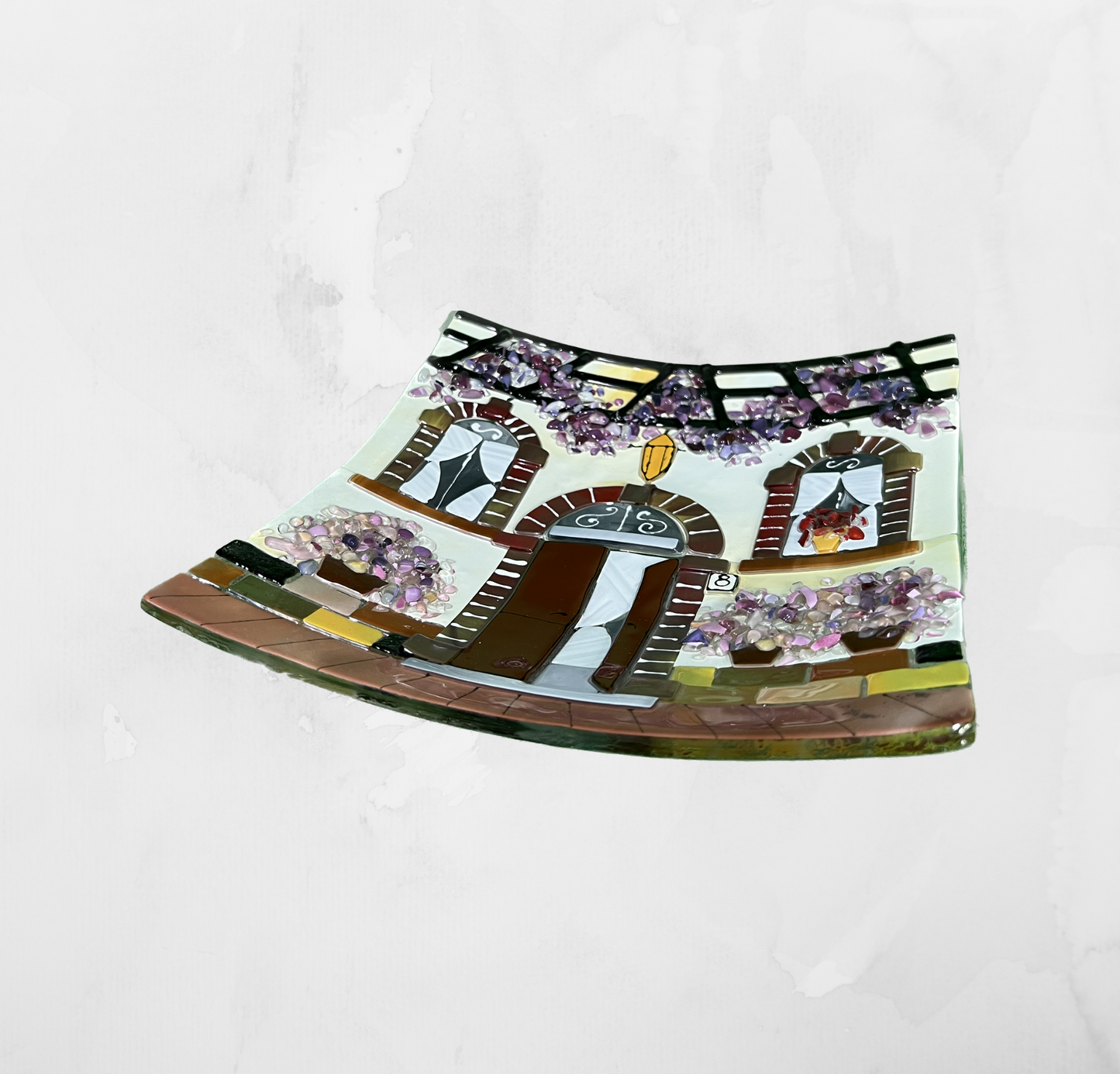 Landscapes - Country house - Table-top square plate