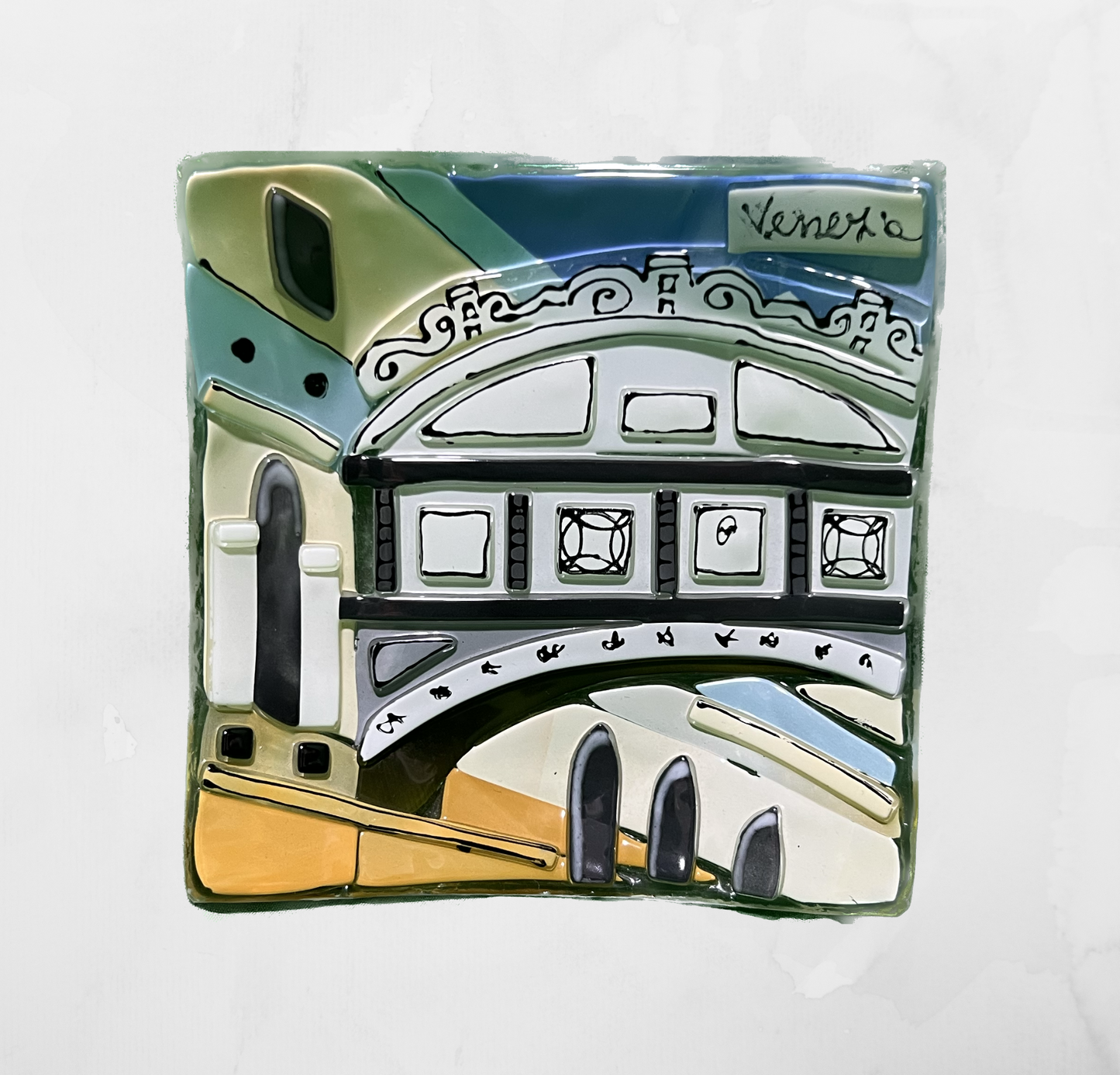 Landscapes - Bridge of Sighs Venice - Table-top square plate