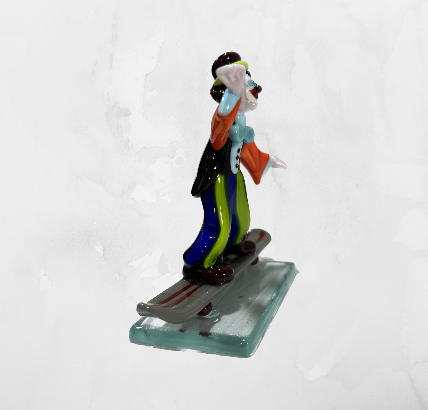 Sculpture - Figurines - Clown - Clown with skate