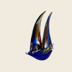Sculpture - Sailboats - Murano Art Italy