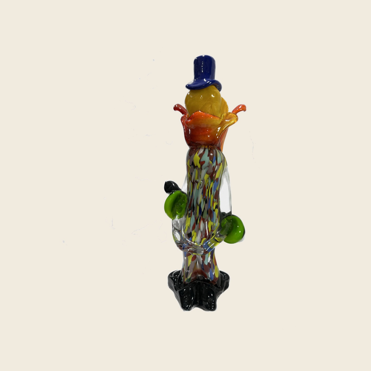Sculpture - Figurines - Clown - Clown Classic with guitar (28 cm.) - Murano Art Italy