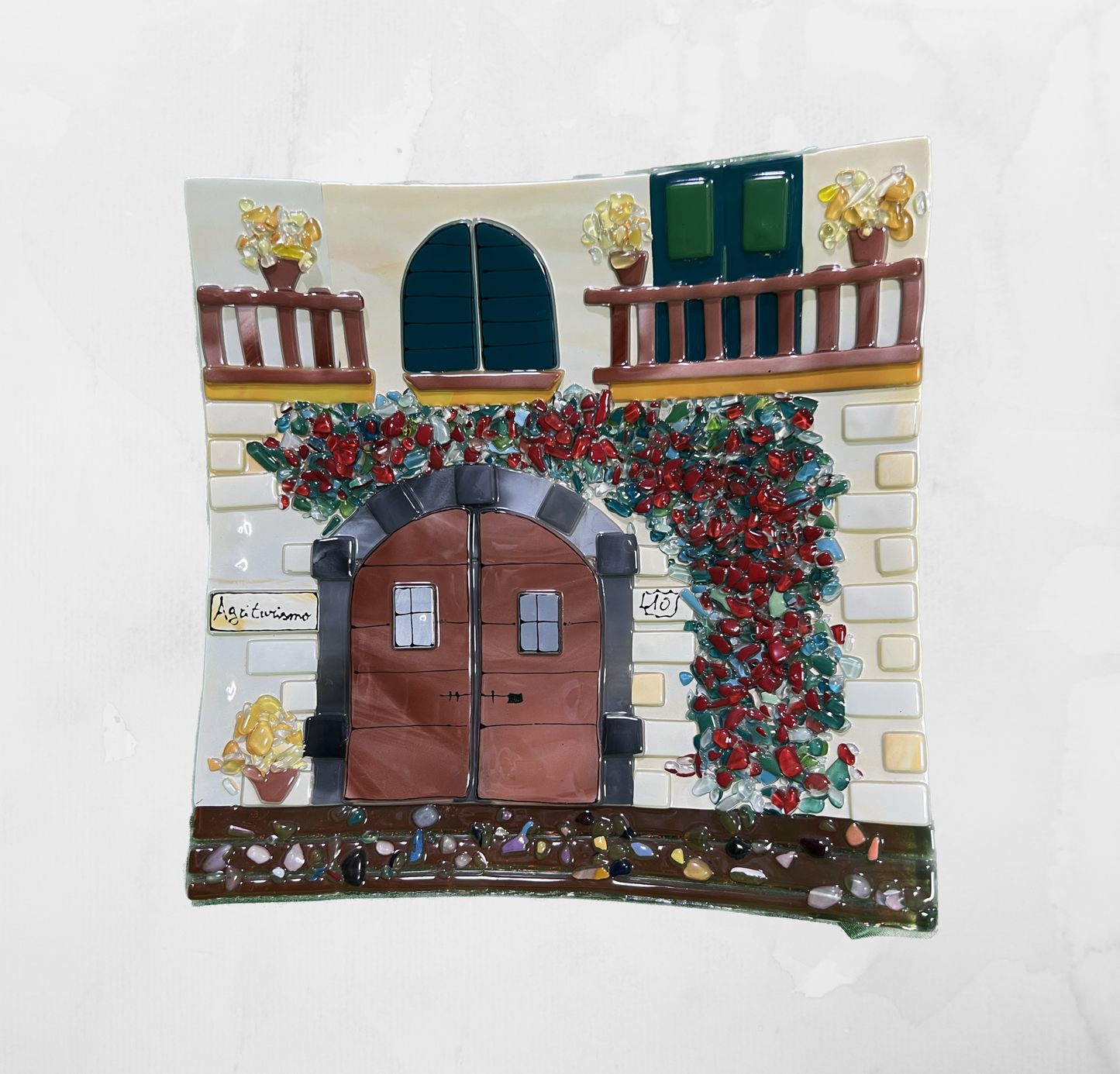 Landscapes - Resort - Table-top square plate